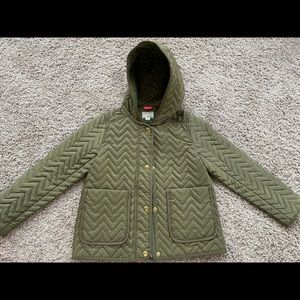 Jcrew crewcuts dull green jacket. In great condition.